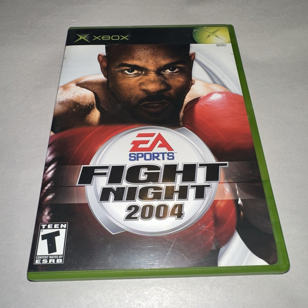 Fight Night 2004 (Microsoft Xbox, 2004) Complete CIB W/ Registration Code EUC